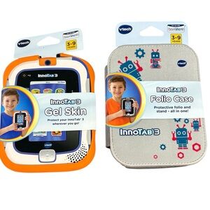 VTech InnoTab 3 Gel Skin and Folio Case Set